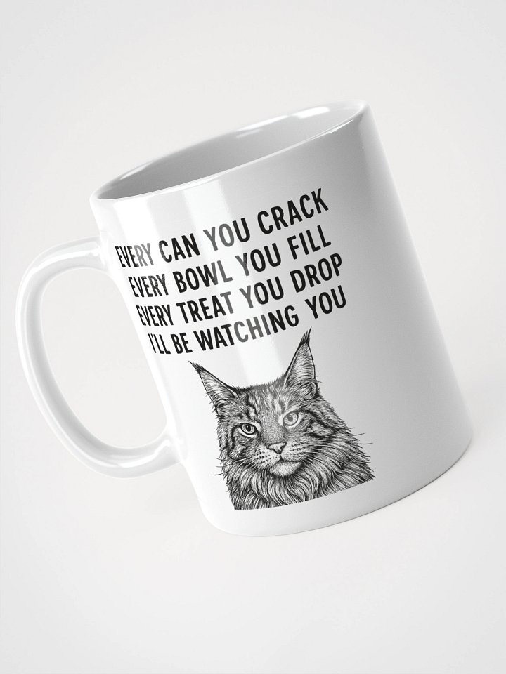 I’ll Be Watching You Maine Coon Mug product image (1)