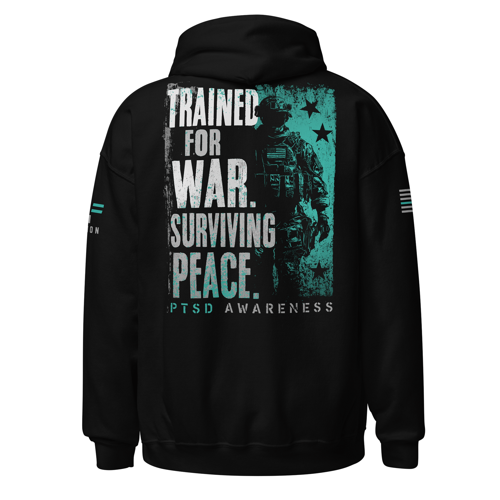 Trained for War. Surviving Peace. Hoodie product image (1)