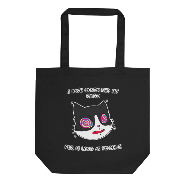 Rage Cat Totebag / Black product image (1)