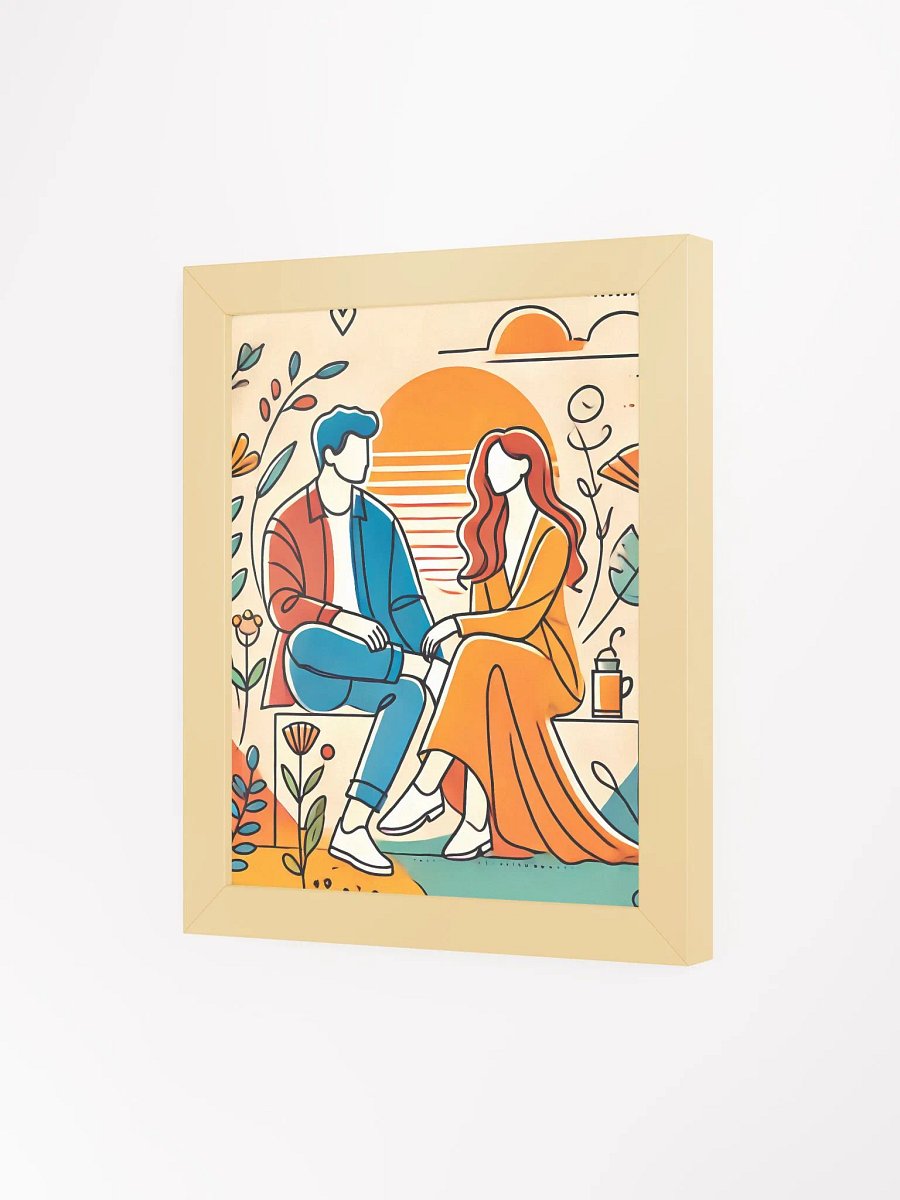 Love Art Frame | Couple Painting | Couple Frame | Painting #A14 product image (3)