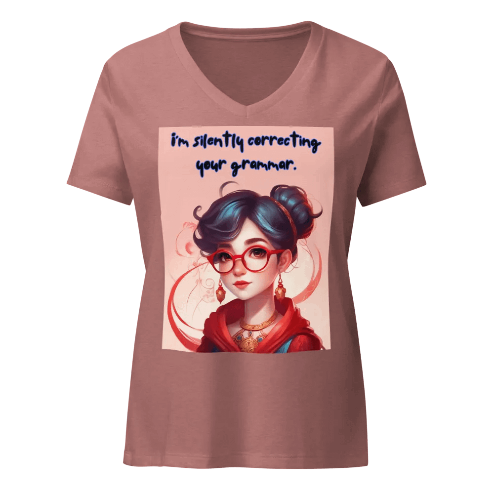 Grammar Police V-Neck Tee product image (4)