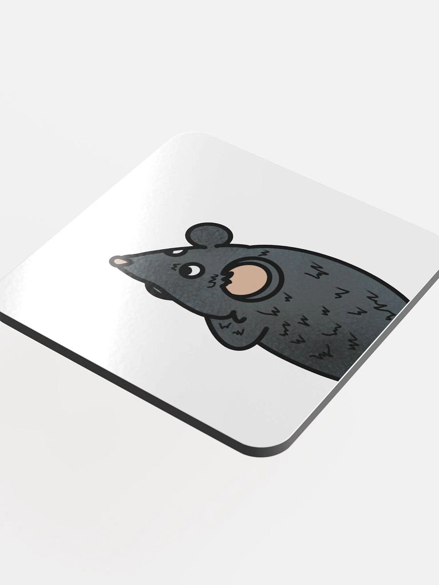 Hobo Rat Glossed Cork Coaster product image (4)