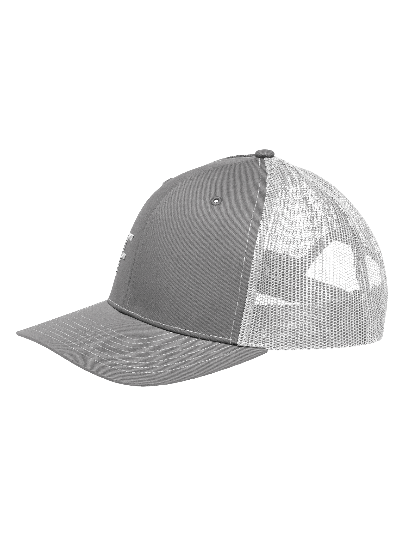 Bold DCF Trucker Hat - Grey & White product image (2)