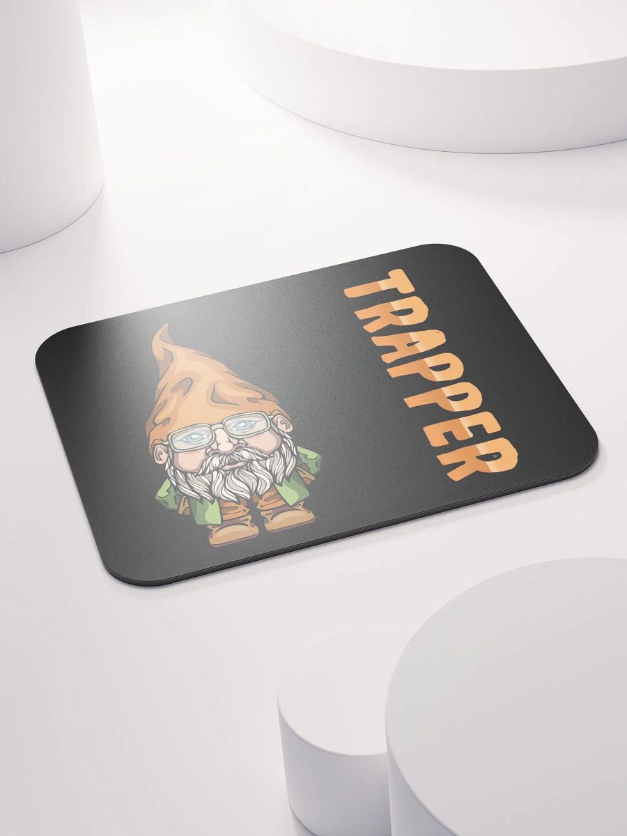 Trapper Logo Mouse Pad - Dark Background product image (4)