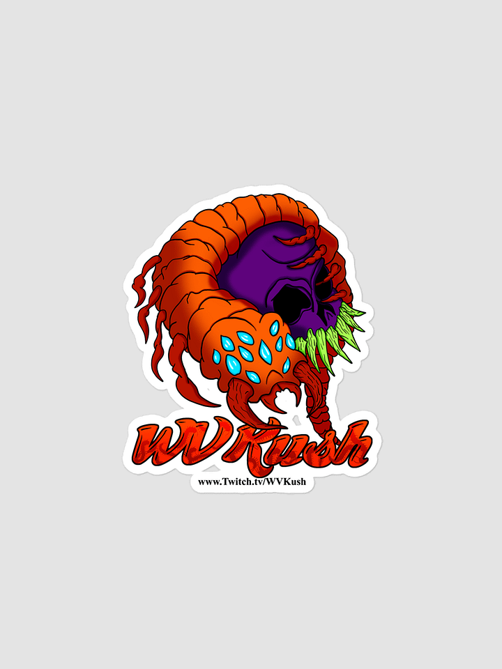 WVKush Creepy Crawl Logo Sticker product image (1)