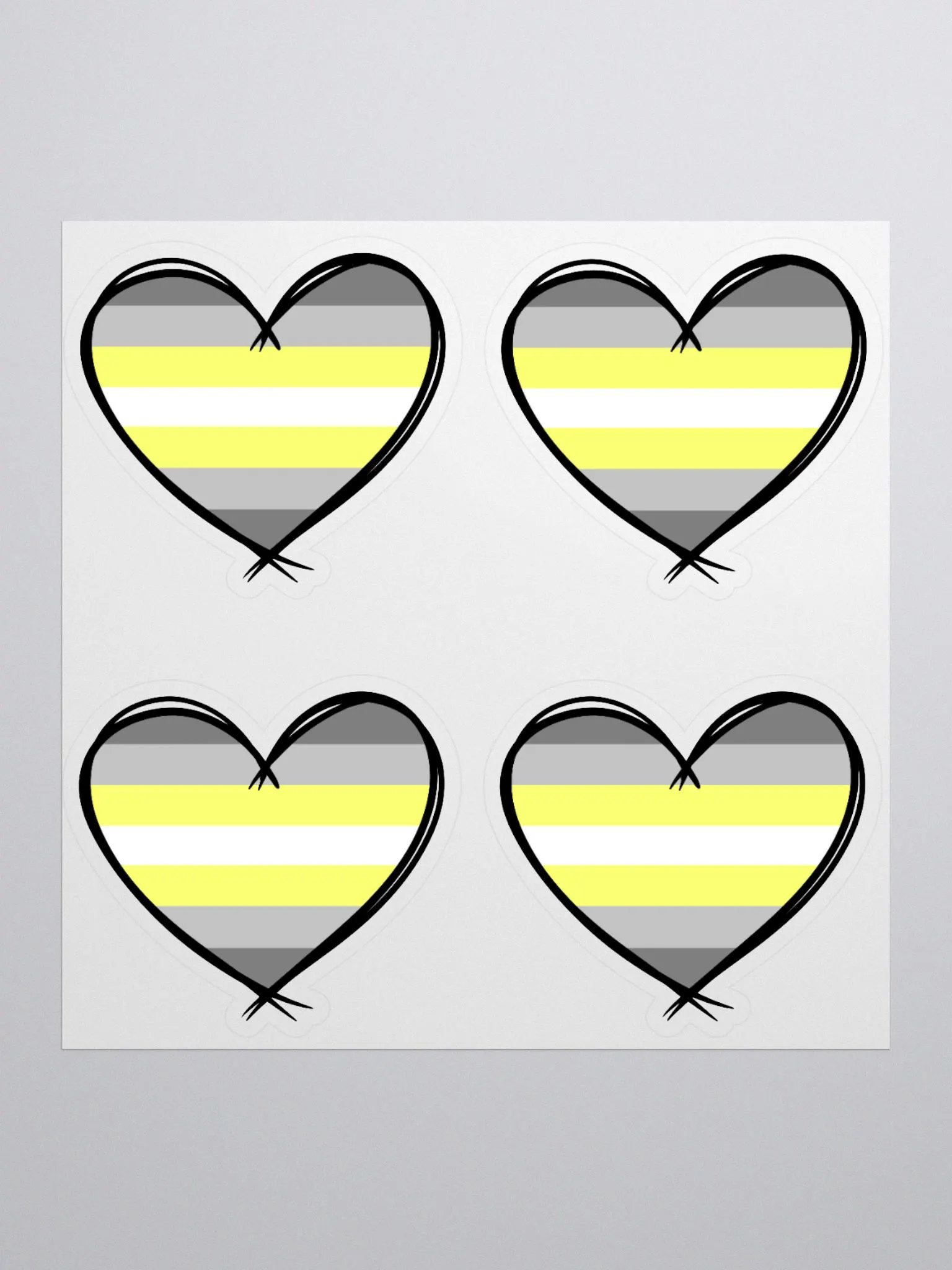 Demigender Pride Stickers product image (2)