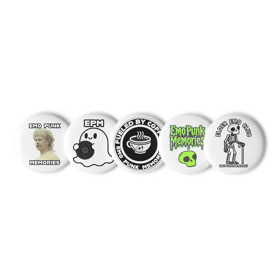 Emo Punk Memories Buttons product image (1)