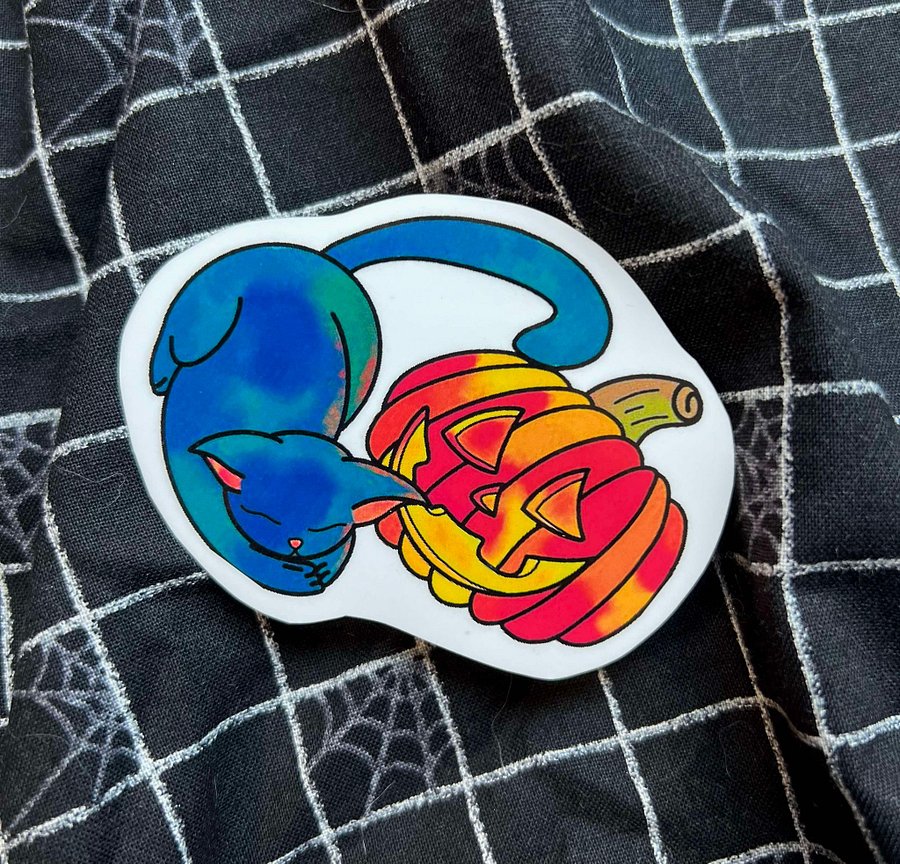 Pumpkin Dreams | Vinyl Glossy Sticker product image (1)