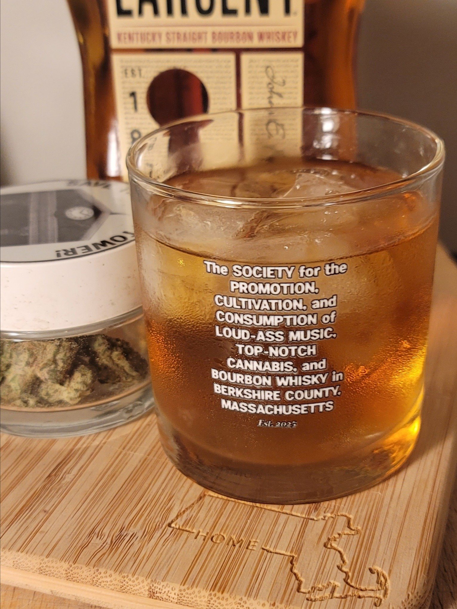 Official Rocks Glass of Secret Society Meetings product image (1)