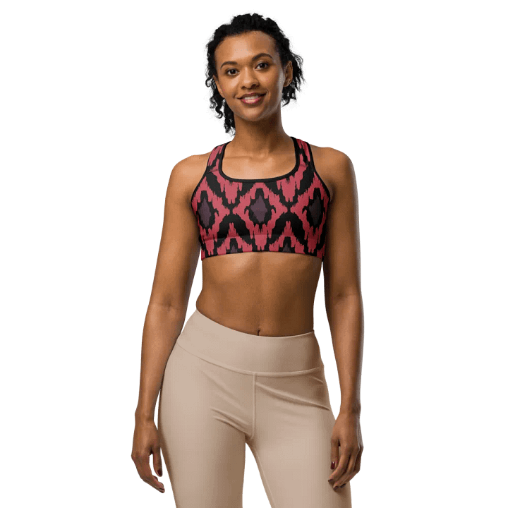 Bold Aztec Pattern Sports Bra product image (1)
