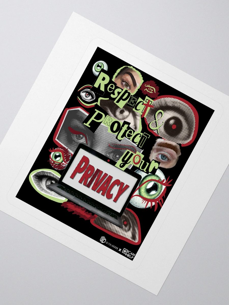 Respect & Protect Your Privacy Online Sticker product image (2)