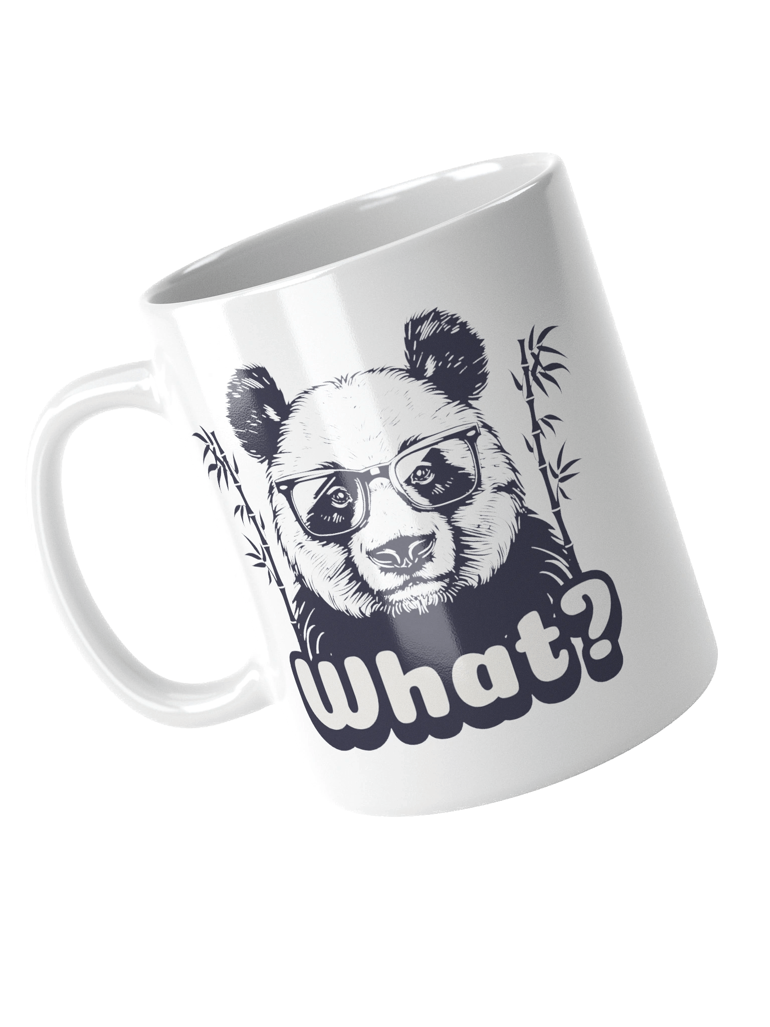 Hippster Panda | White Glossy Mug product image (4)