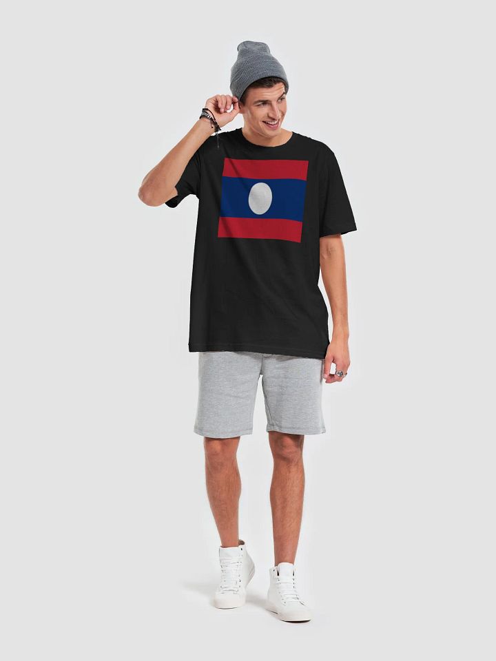 Graphic Grove Supersoft Unisex Laotian Flag T-Shirt - Exclusive product image (2)