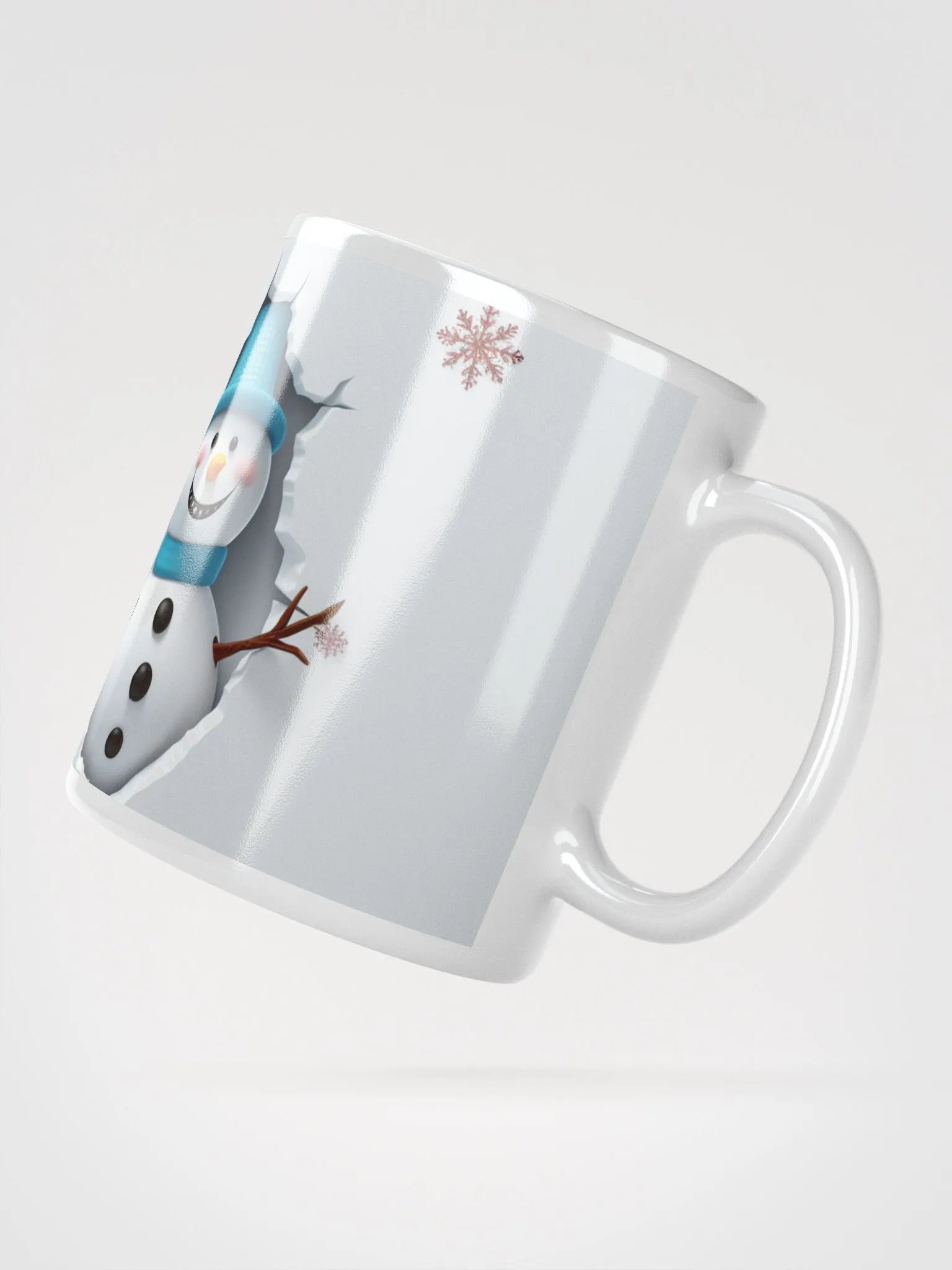 "Snowman Surprise" - A Whimsical Winter Wonderland Mug product image (2)