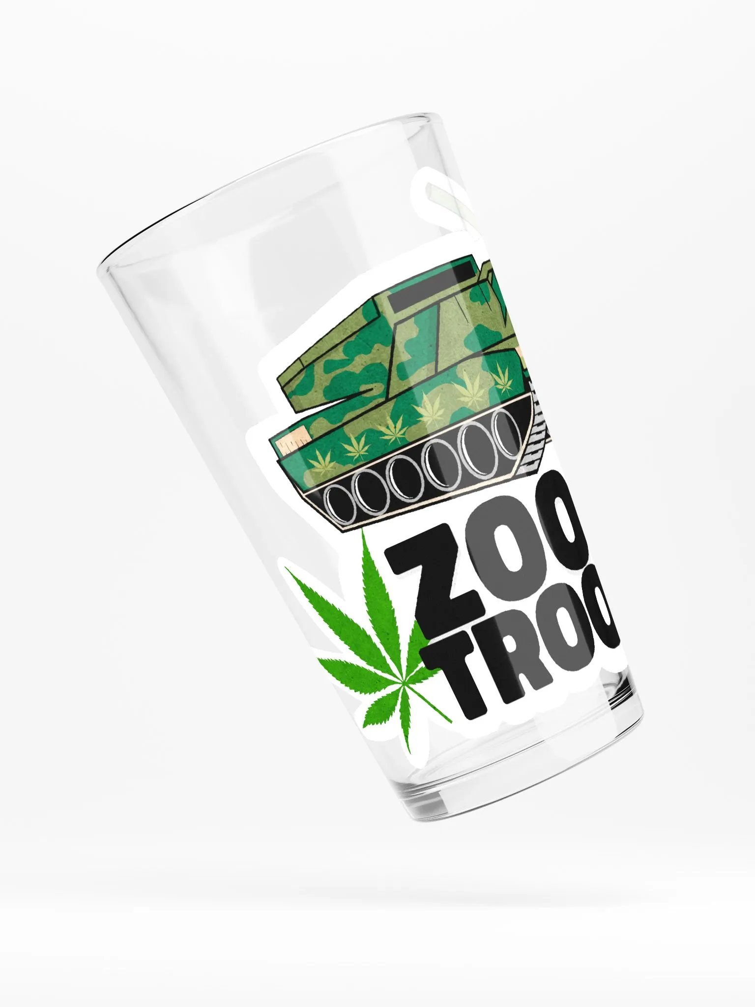 Zoot Troop large logo glass product image (4)
