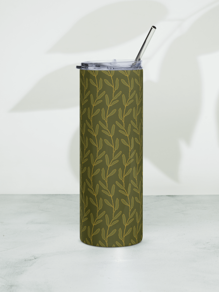 “Good Morning Wave” 20-ounce Stainless Steel Tumbler with Straw product image (1)