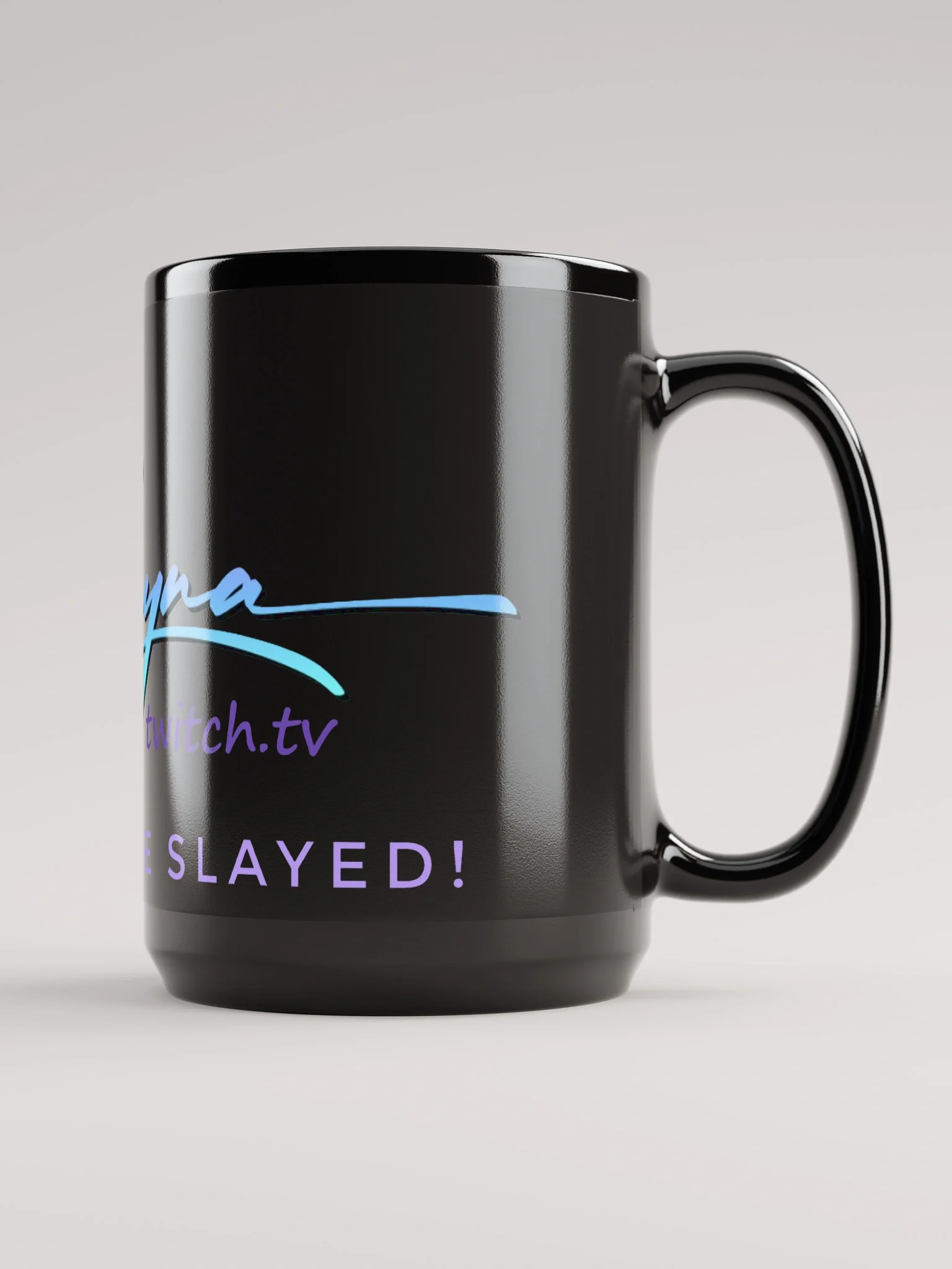 SLAYNA Ombre Large 15 oz Black Mug product image (3)