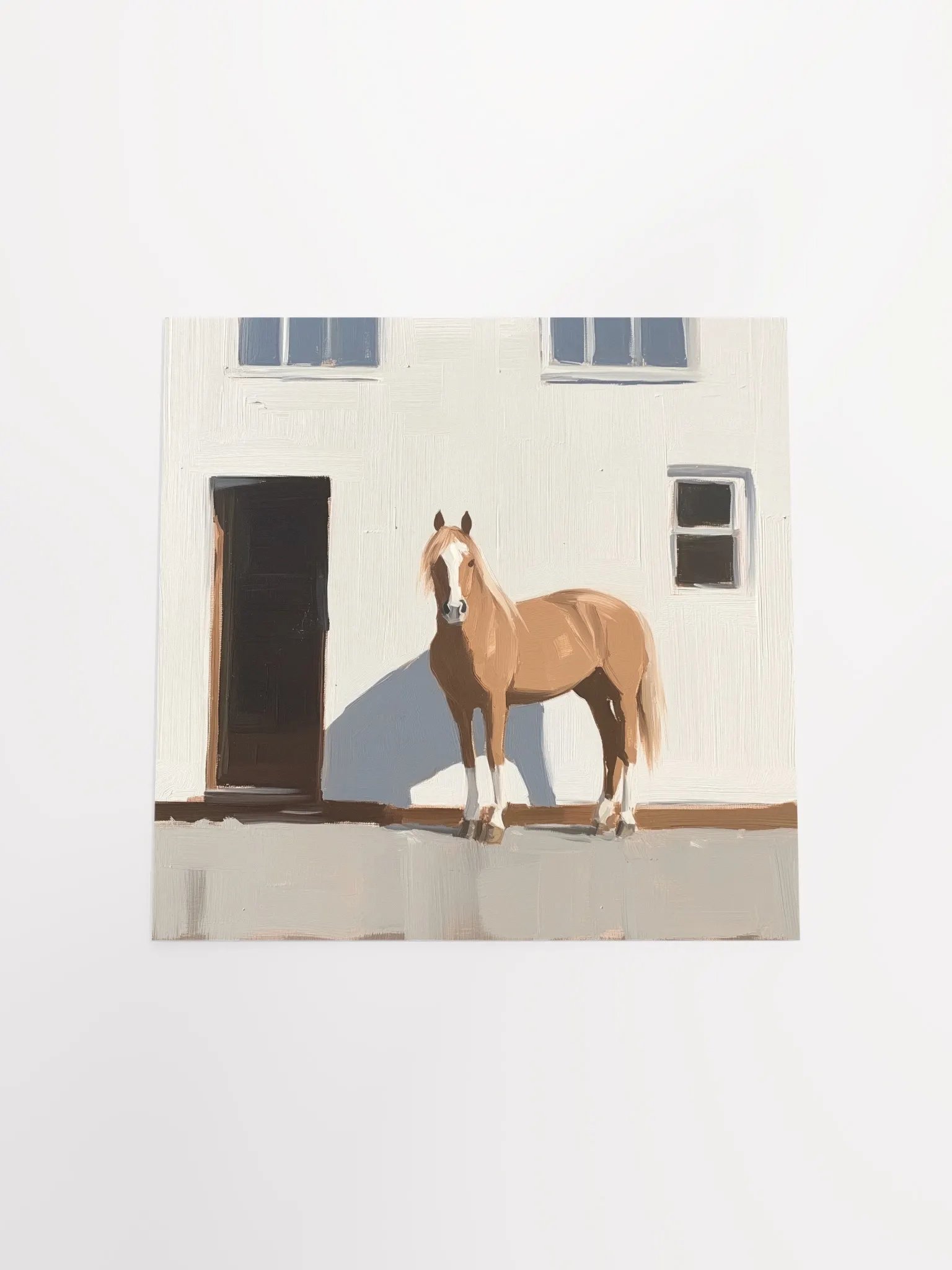 Modern Farmhouse: Brown Horse V Art Print product image (4)