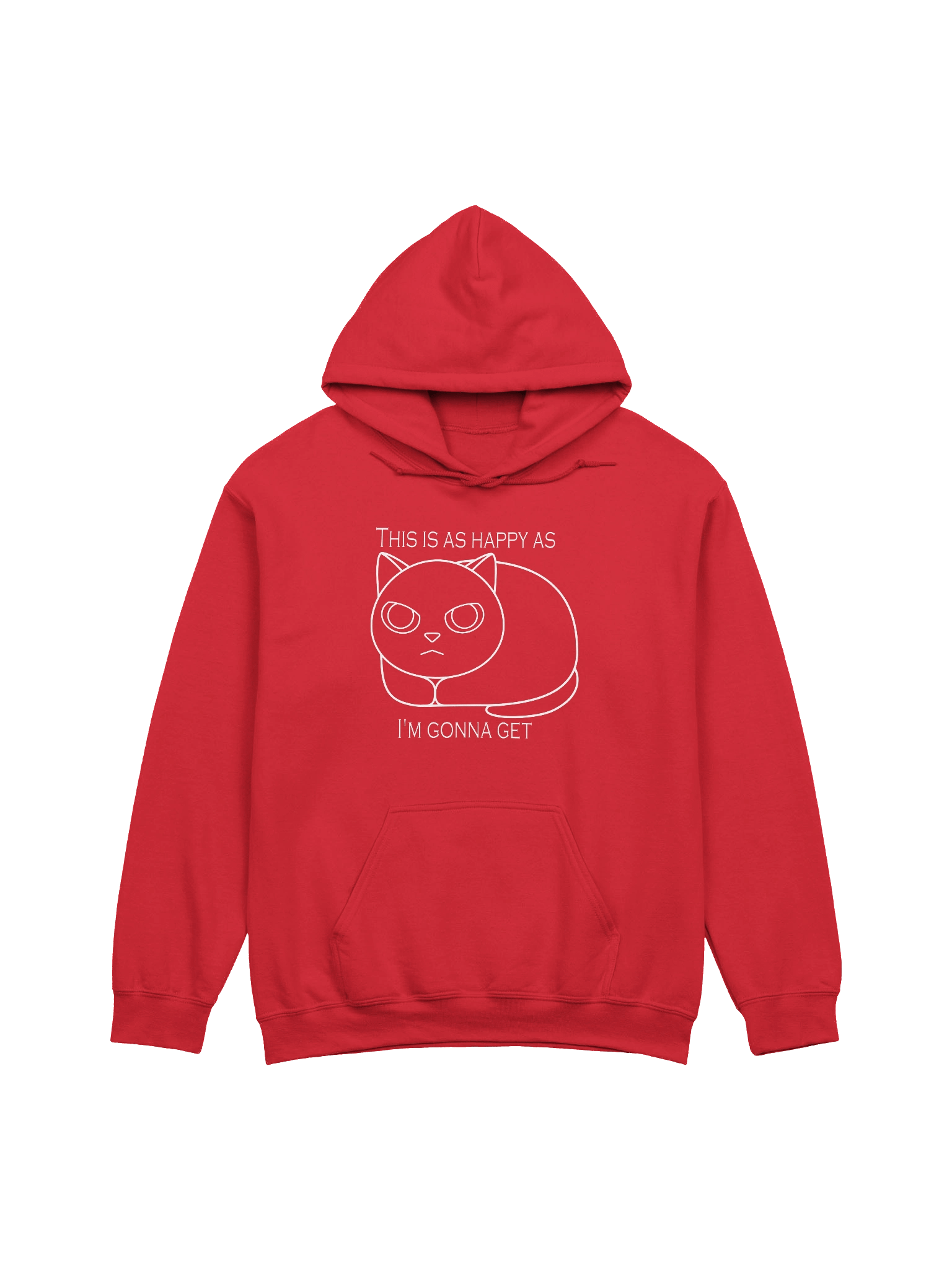 Happy Grumpy Cat - Unisex Adult Hoodie product image (17)