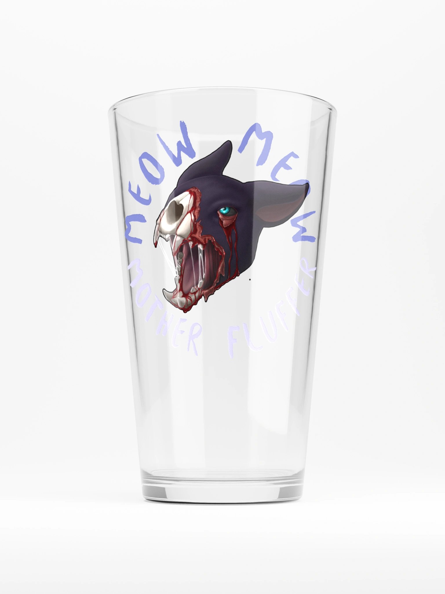 Meow Meow Motherfluffer Pint Glass product image (1)