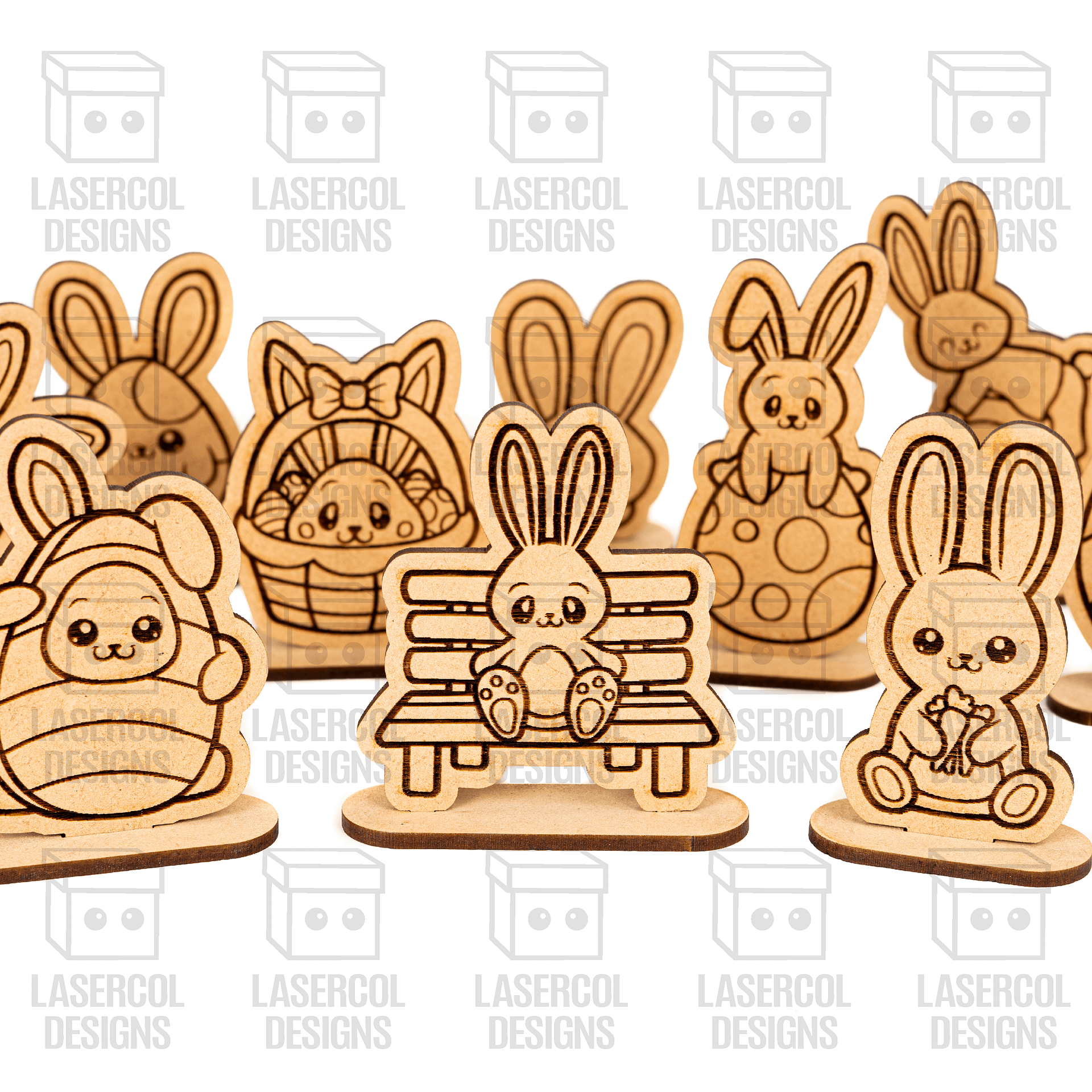 Easter Cutouts With Base Set 4 - Laser Cut Files product image (9)