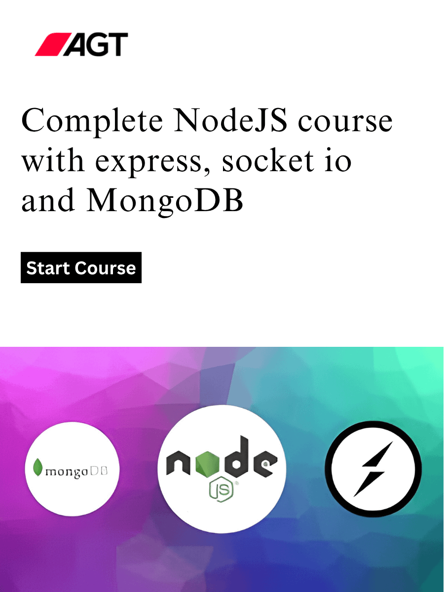 Complete NodeJS course with express, socket io and MongoDB product image (1)