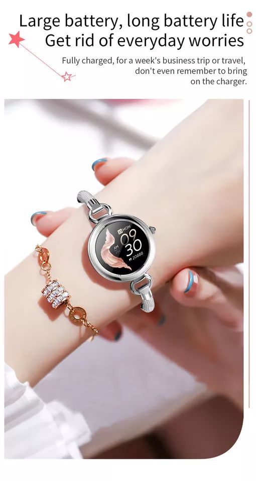 2024 Women Ladies Smart Watch Bluetooth Smartwatch Fitness Bracelet for Girls product image (6)
