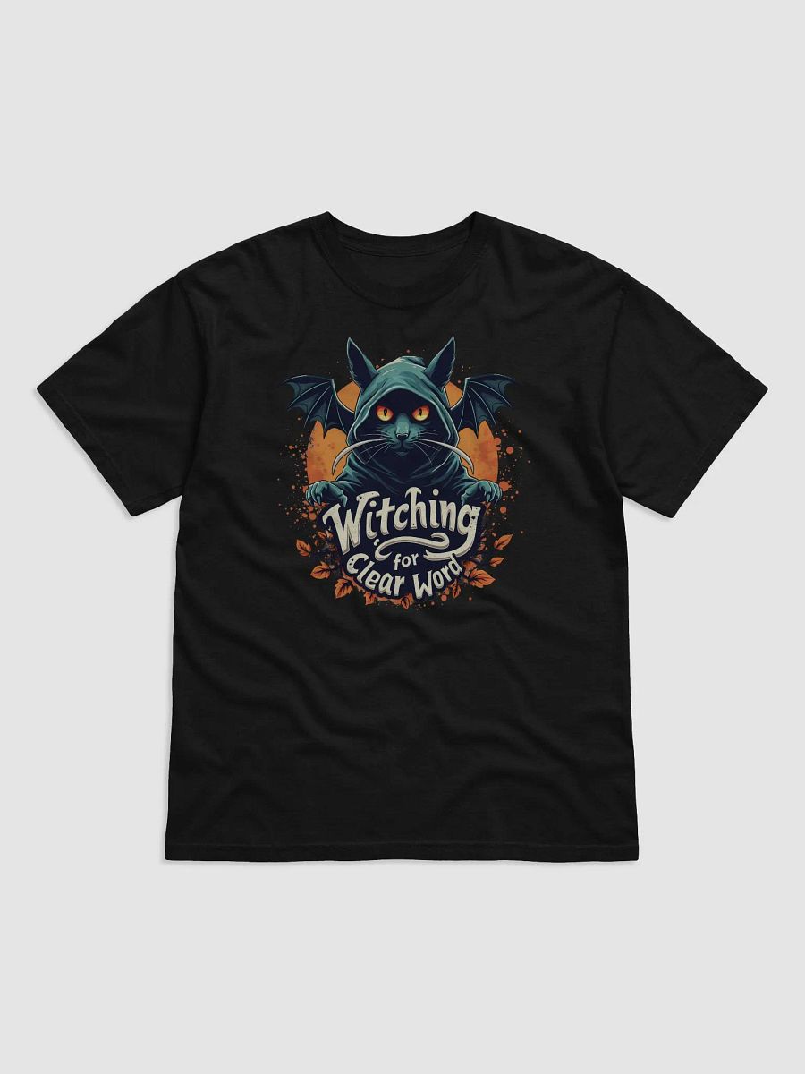 Witching for Clear Word Cat T-Shirt product image (1)
