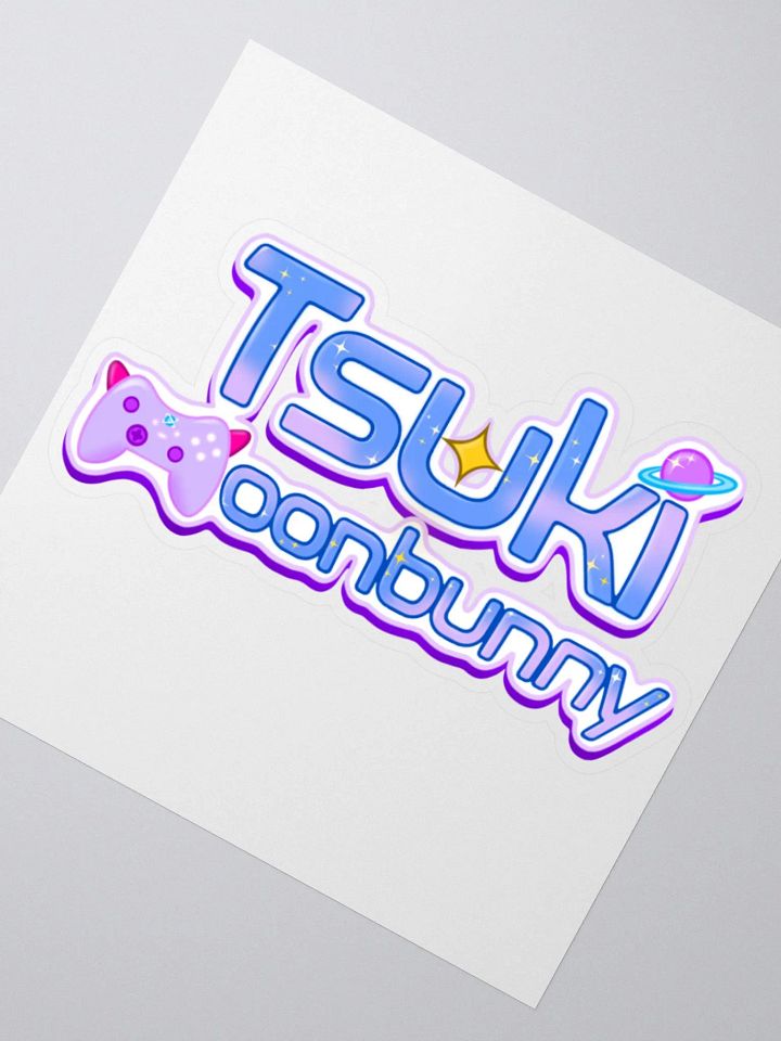 Tsuki the Moon Bunny Logo Sticker (2nd Gen) product image (2)
