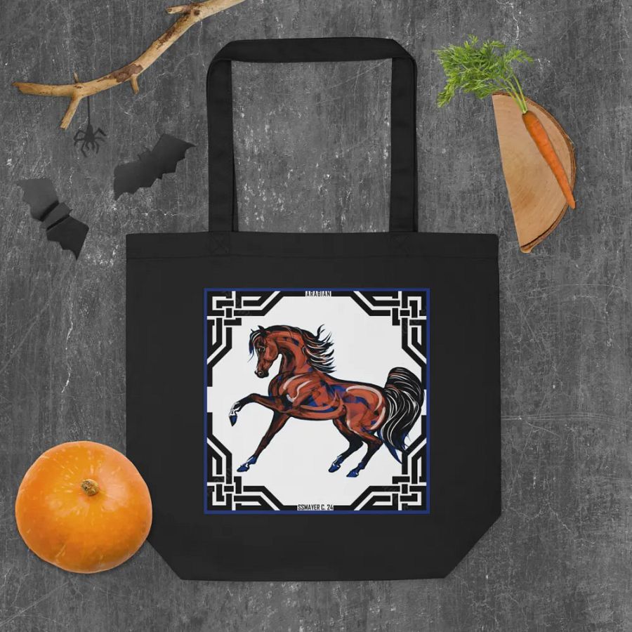 Prancing Bay Arabian Stallion Tote Bag product image (10)