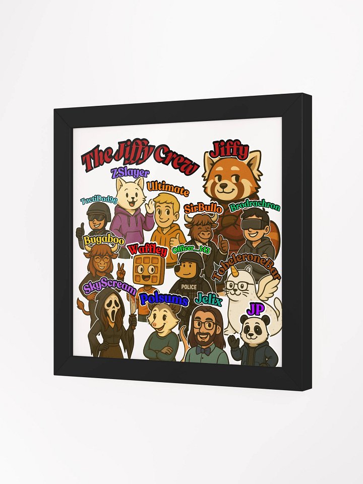 The Jiffy Crew Illustrated Poster product image (34)