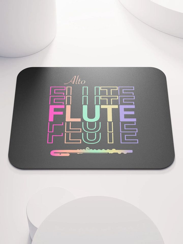 Symmetrical Flute Graphic Mouse Pad - Alto Flute product image (2)