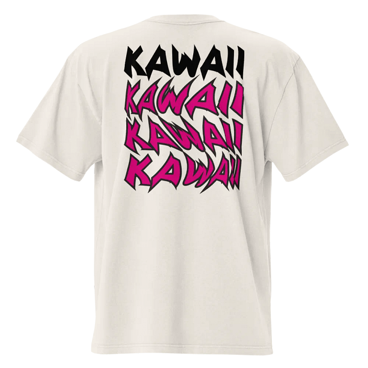 BUIII Kawaii Pink: Premium Oversized T-Shirt product image (2)
