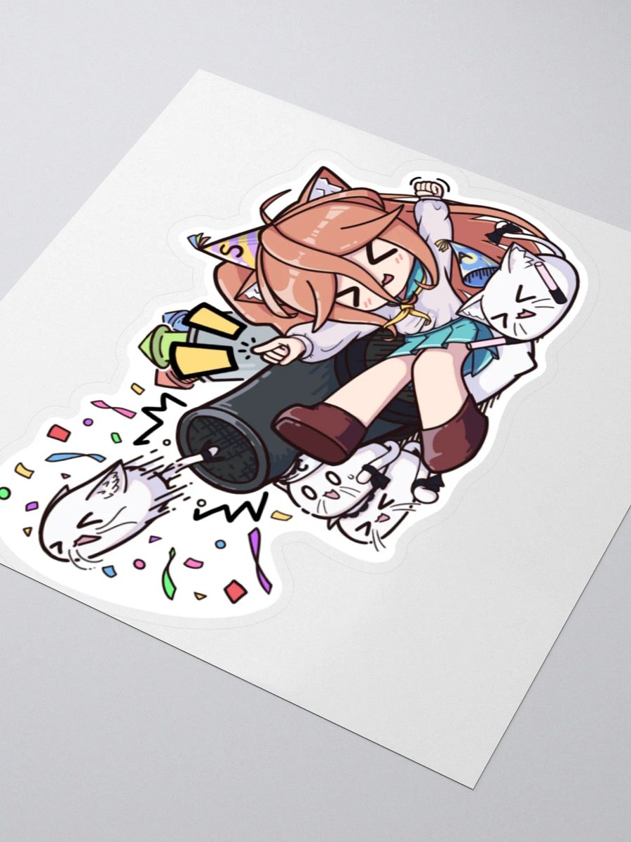 Shiro__Nya Confetti Cannon Sticker product image (8)