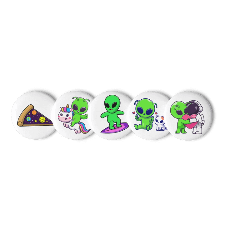 Unicorn Aliens Pin Collection product image (1)