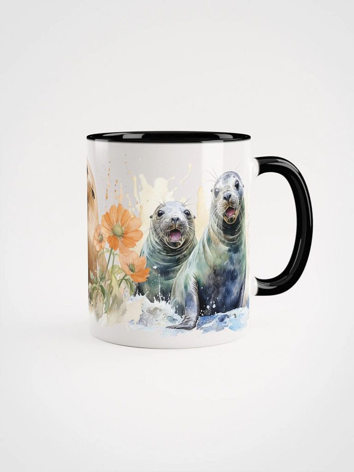 Seal Serenade Accent Mug product image (1)