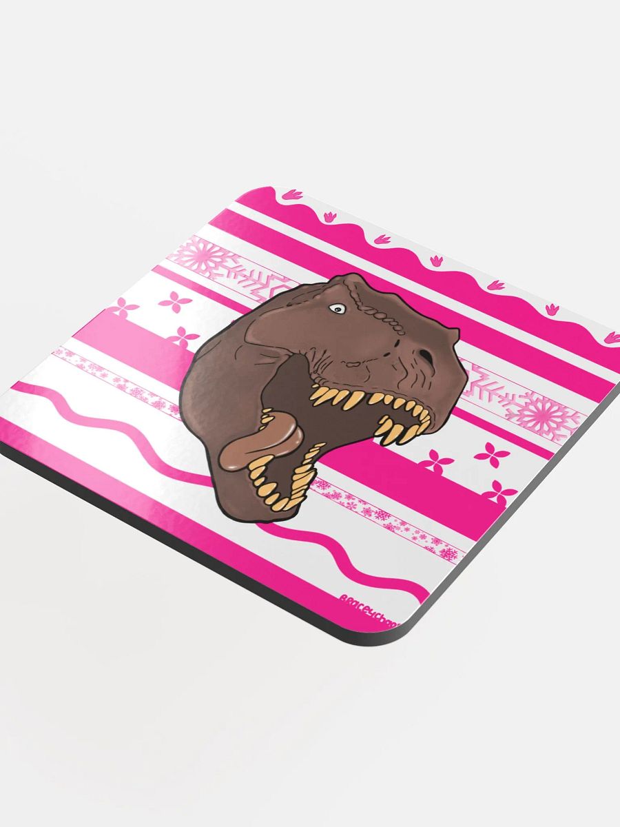 T-Rex Ah Glossed Cork Coaster product image (3)