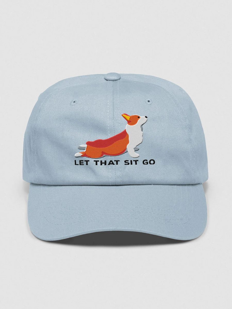 Let that Sit Go Classic Dad Hat(Embroidered) of a Pembroke Welsh Corgi product image (9)