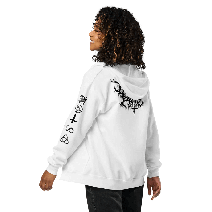 Ottomus Prime Metal Logo Zip-up (White) product image (12)