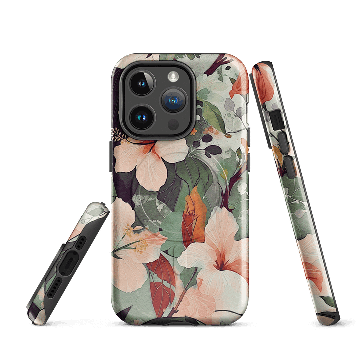 HIBISCUS DREAMS APRICOT iPhone® case MagSafe® product image (1)