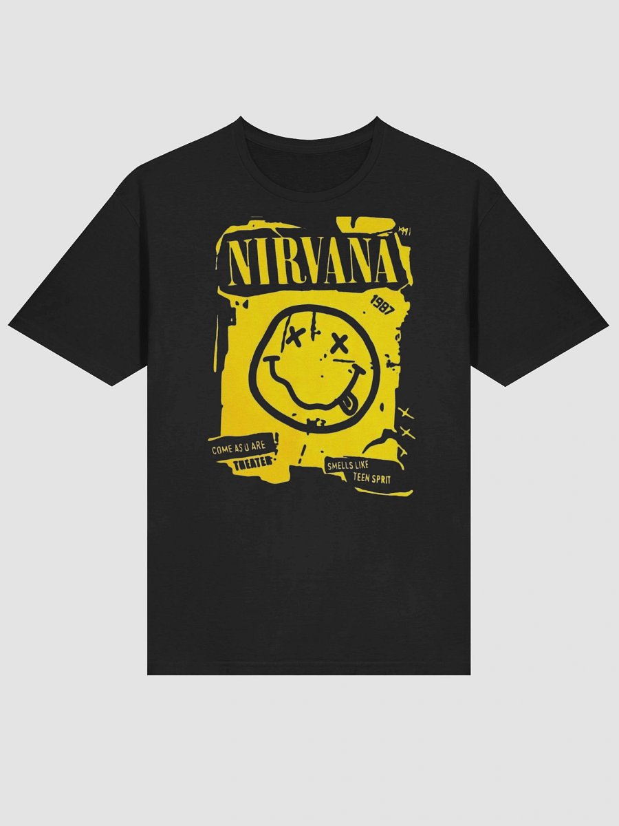 Nirvana Smiley Face T-Shirt - Vintage 90s Grunge Rock product image (2)