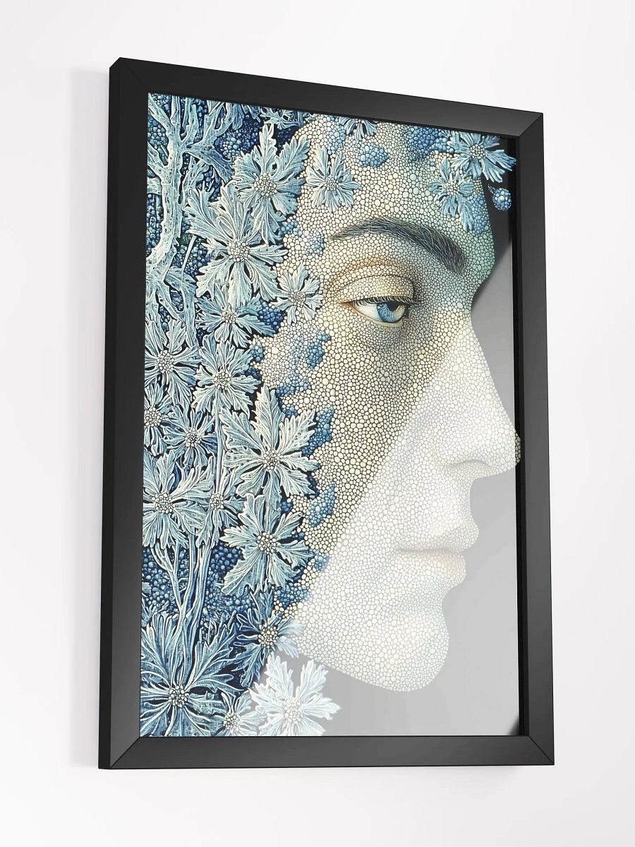 Winter's Whisper: Fantasy Poster of an Enigmatic Forest Spirit product image (3)