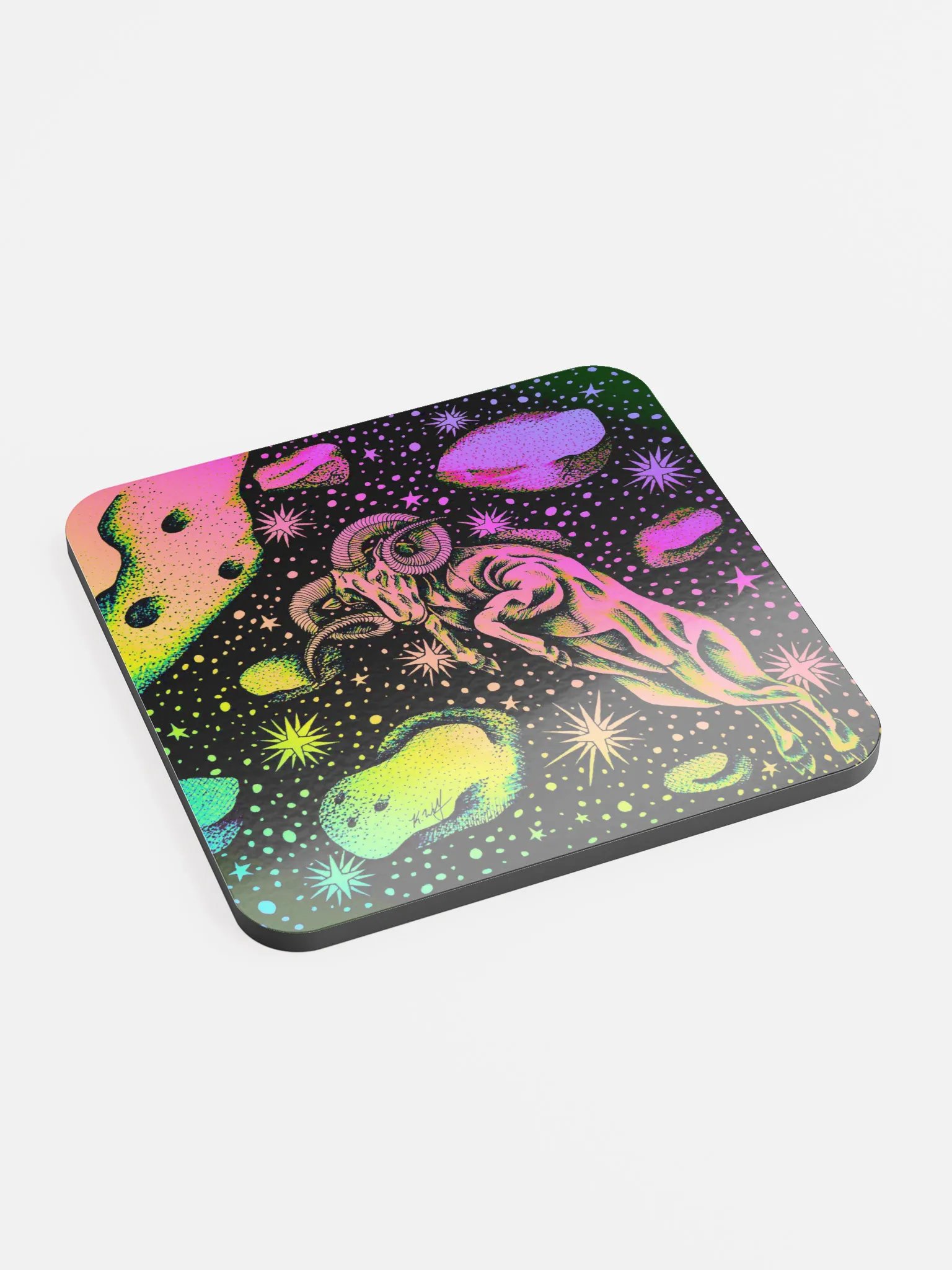 Limited edition Aries Zodiac coaster product image (2)