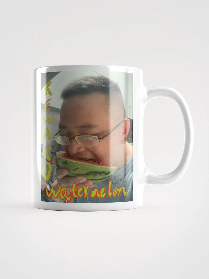 White Glossy Mug : watermelon reward product image (1)