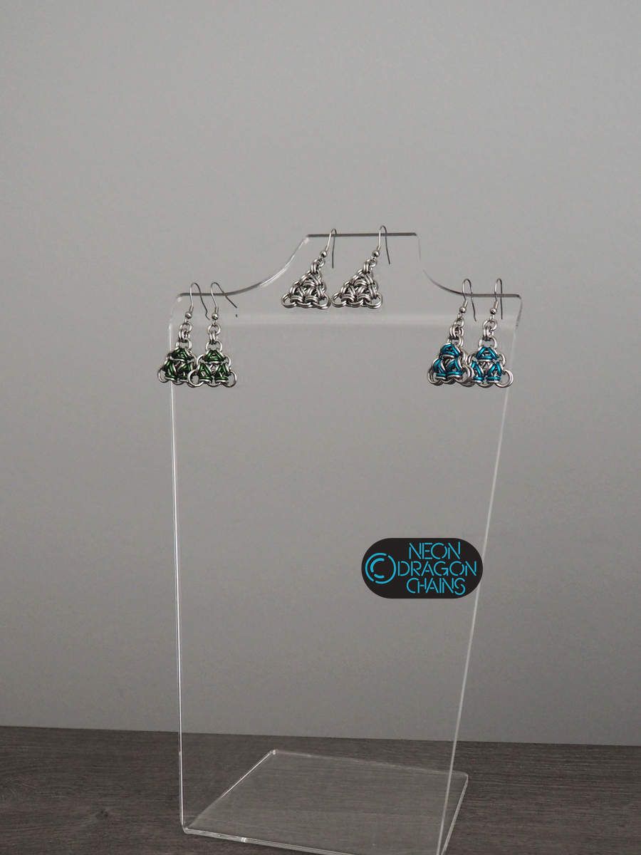 Atomic Triangle Earrings product image (4)