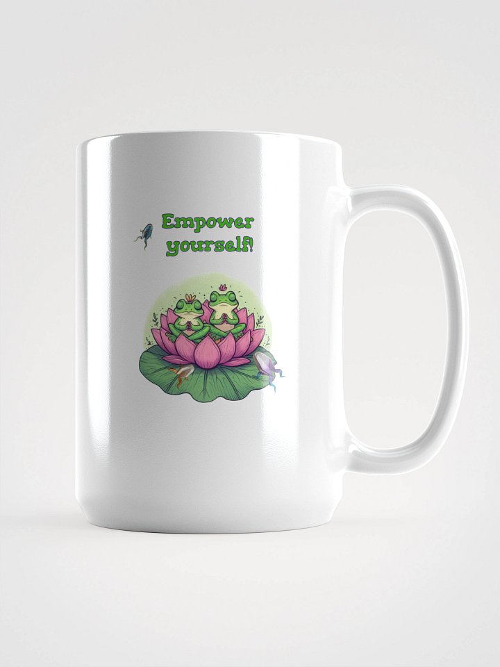 Empowerment Frogs White Glossy Mug product image (1)
