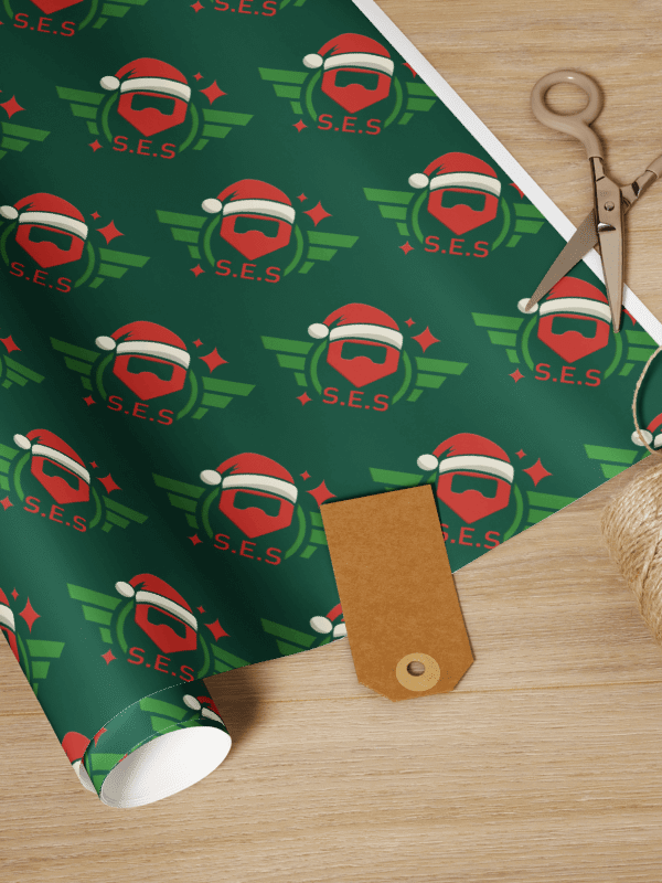 S.E.S Christmas 2025 - Green Wrapping Paper product image (1)