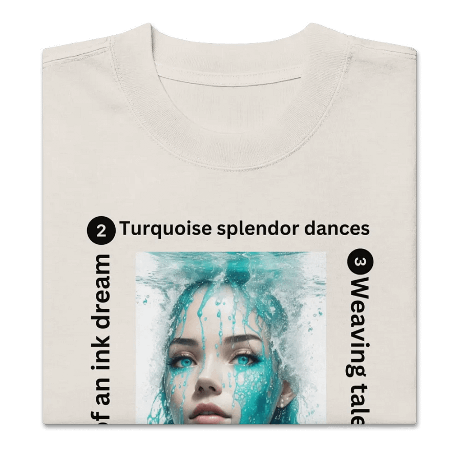 Enigma in Turquoise T-Shirt product image (16)
