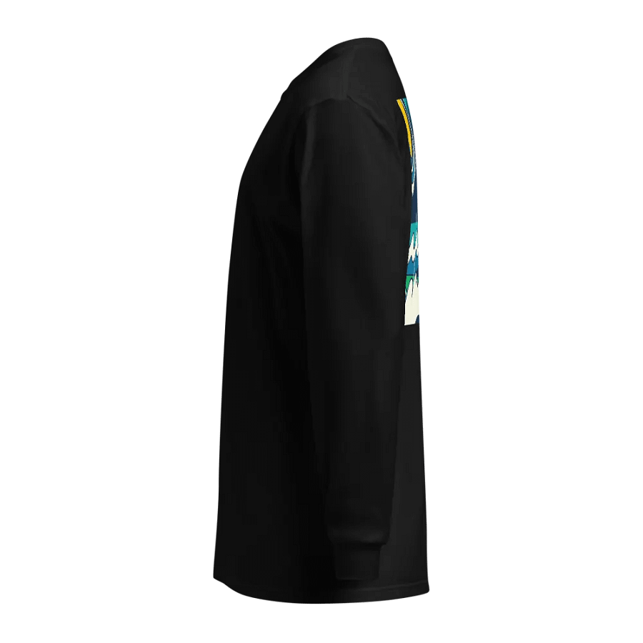 Sapphire Swirls Unisex Long Sleeve Tee product image (3)