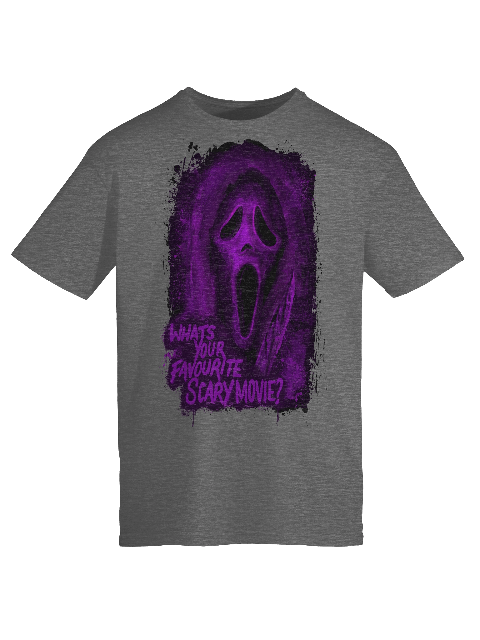 Purple Ghost Face Tee product image (70)